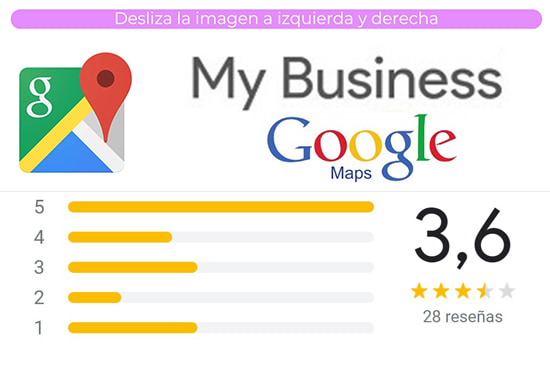 Reseñas de Google antes de aplicar las estrategias para conseguir reseñas de Reviewmagnet.ai